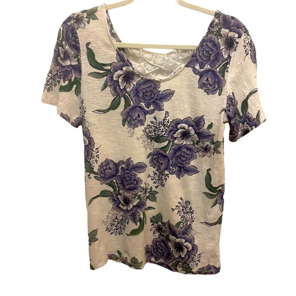 Loft Top  Floral Size Small